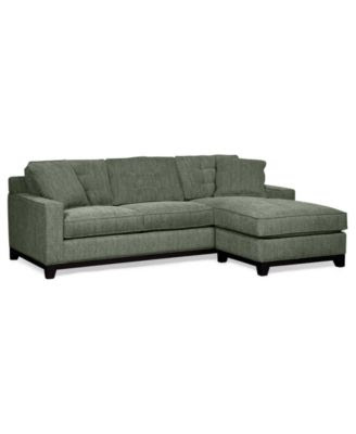 Kenton Fabric Sectional Sofa, 2 Piece Chaise 106"W x 66"D x 33"H