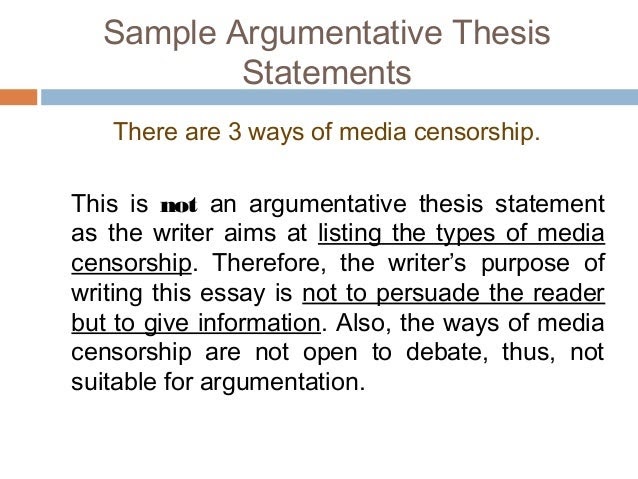 8th grade thesis statement examples