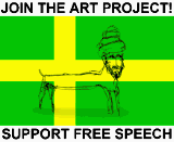 The Öland Modoggie Free Speech Flag