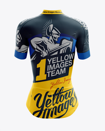 Download Womens Cycling Jersey Mockup Back View (PSD) Download 109 ...