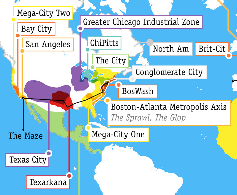 lo sprawl città del fantastico