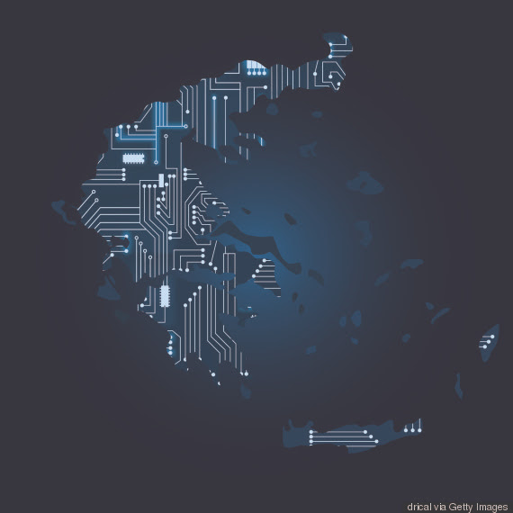 greece digital map