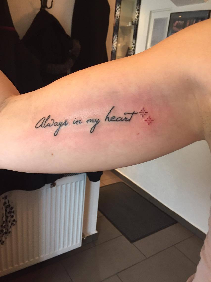 Tattoo Schrift Elias