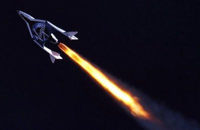 SpaceShipTwo powered flight