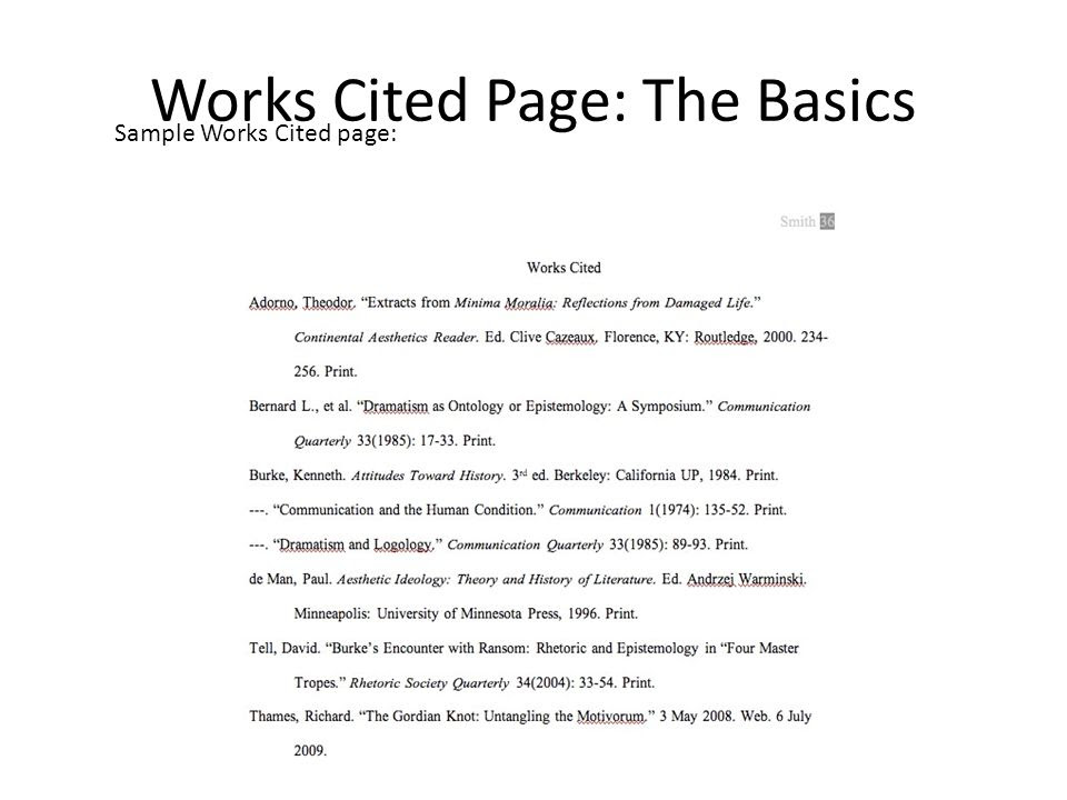 Work cited generator pdf