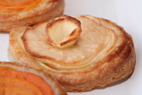 Persimmon & Apple Puff Pastry Tart