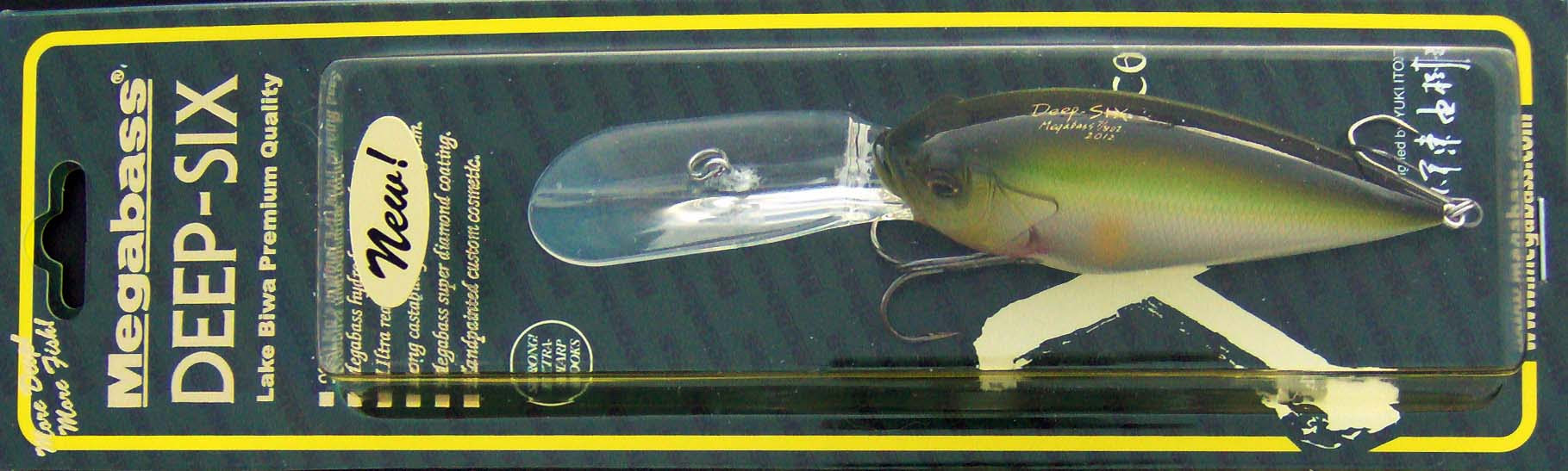 BassdozerStore.com: Megabass Deep-Six ~ Extra Deep Diving Crankbait
