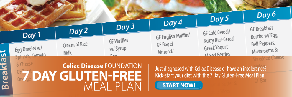 CDF 7 Day Gluten-Free Meal Plan - Celiac Disease Foundation