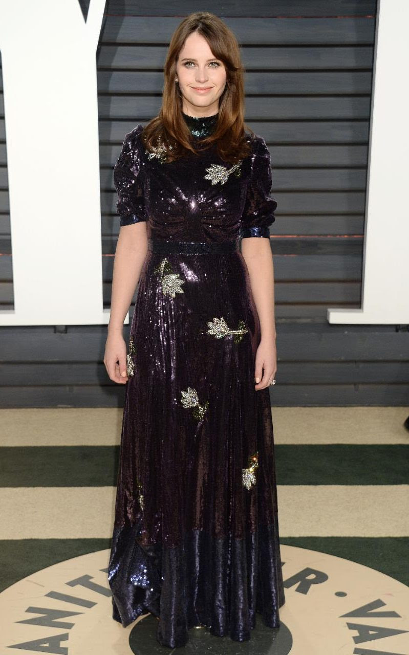 Felicity Jones Vanity Fair party 2017