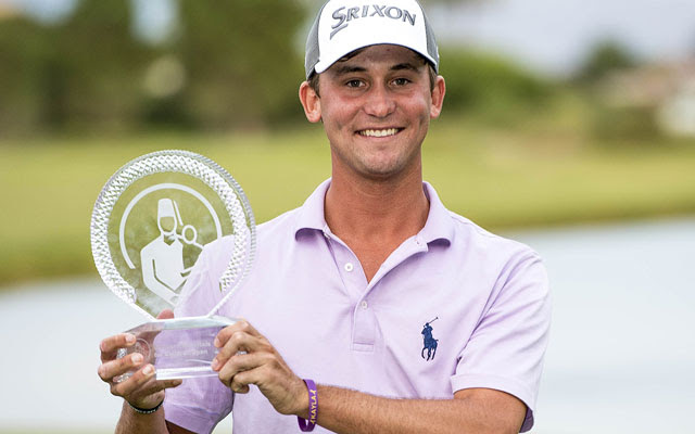 Smylie Kaufman with Shriners trophy