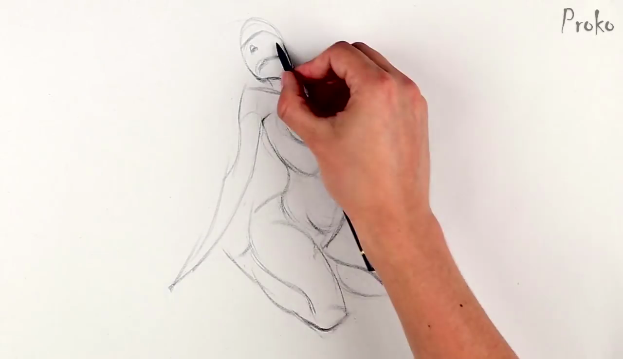 Sketsa Gambar Wajah Manusia Dari Samping Contoh Sketsa Gambar