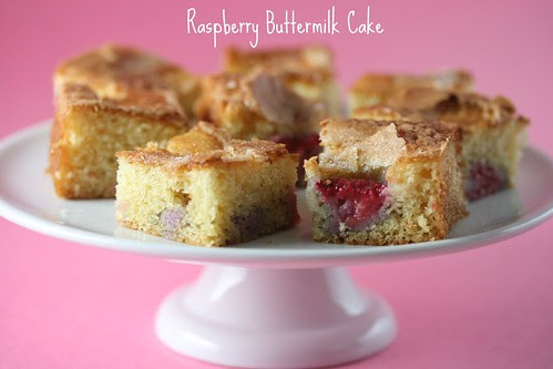 Food Librarian - Raspberry Buttermilk Cake