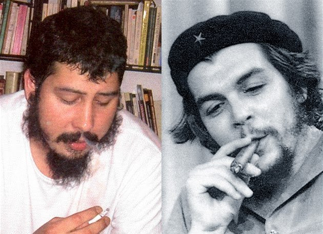 Canek e Che Guevara, neto e avô (Foto Arquivo)