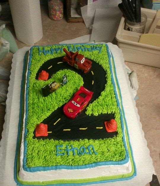 Birthday Cake For 2 Year Old Boy : Cars 2 Birthday Cake Year Old Ideas