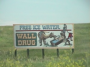 Sign for Wall Drug