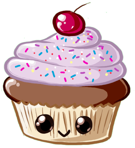 Sparkle Happy Birthday Cupcake Gif