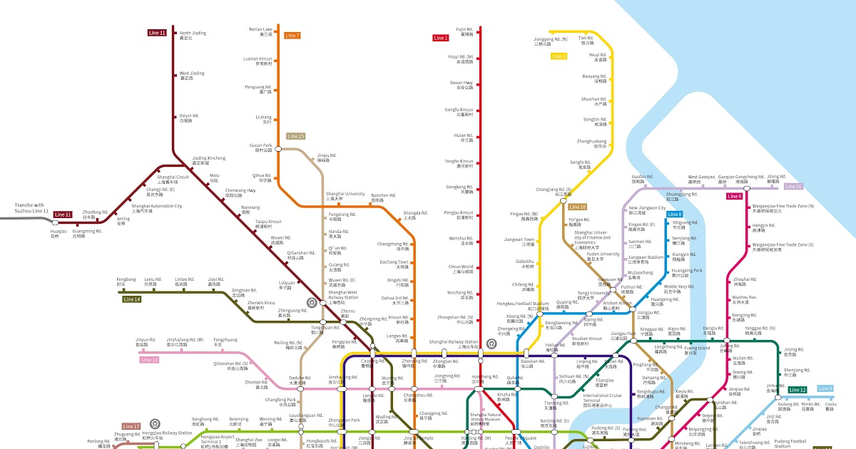 Shanghai Subway Map Pdf | Time Zones Map