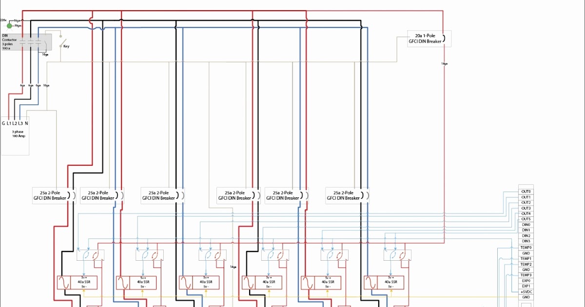 3 Pole Circuit Breaker Wiring Diagram / DIAGRAM 3 Phase 4