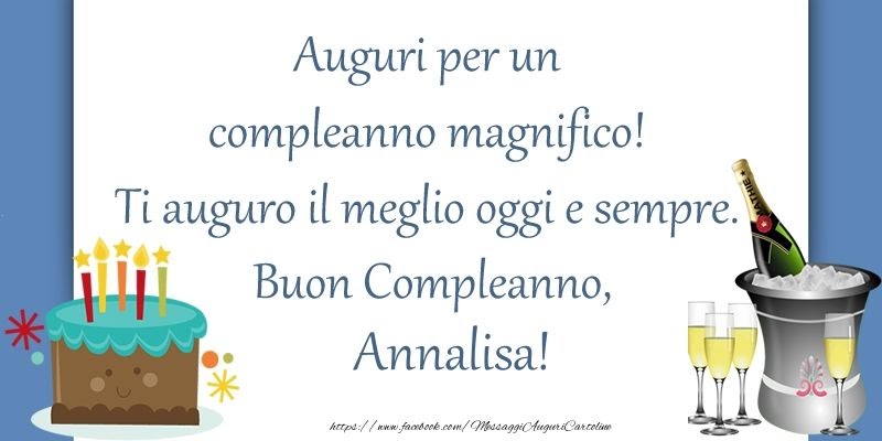 Tanti Auguri Annalisa Immagini