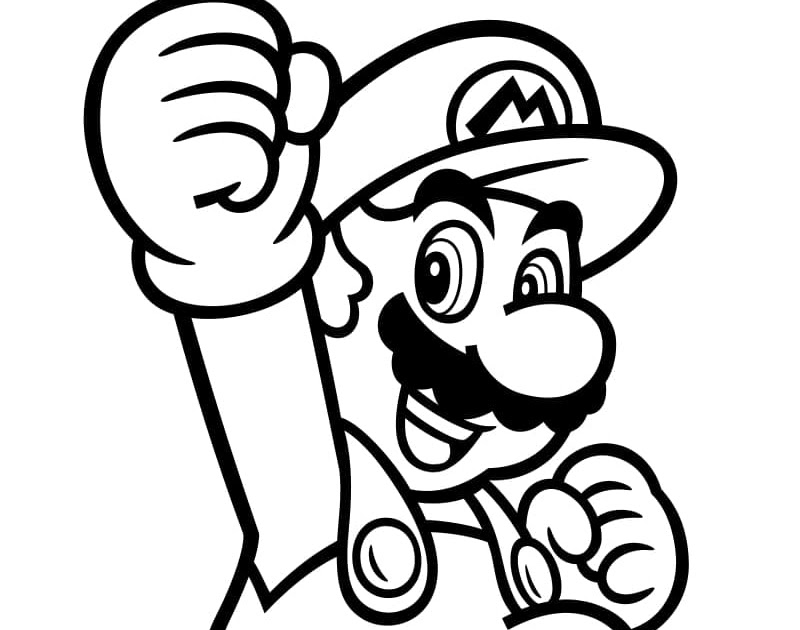 Super Mario Bros 2 Coloring Pages
