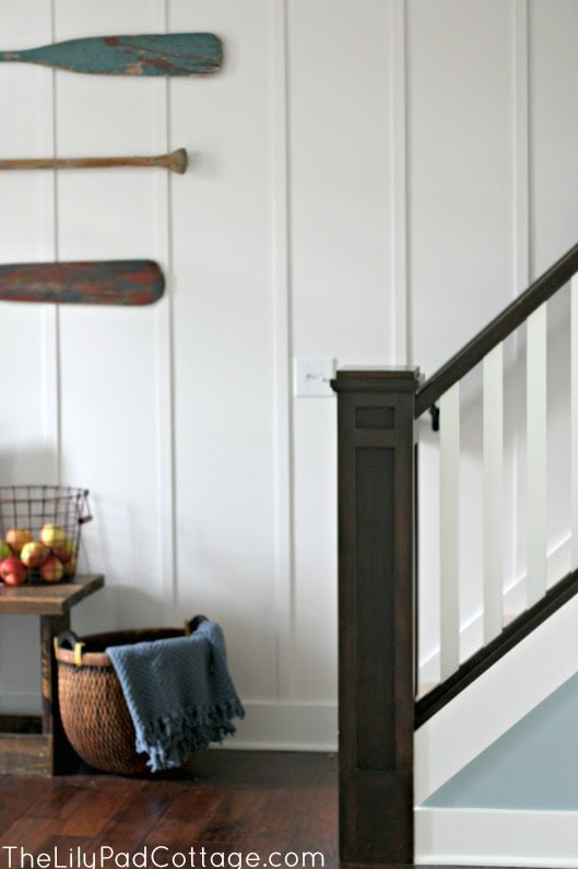 Planked Staircase wall
