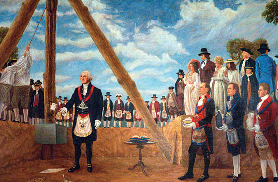 Risultati immagini per white house cornerstone laid