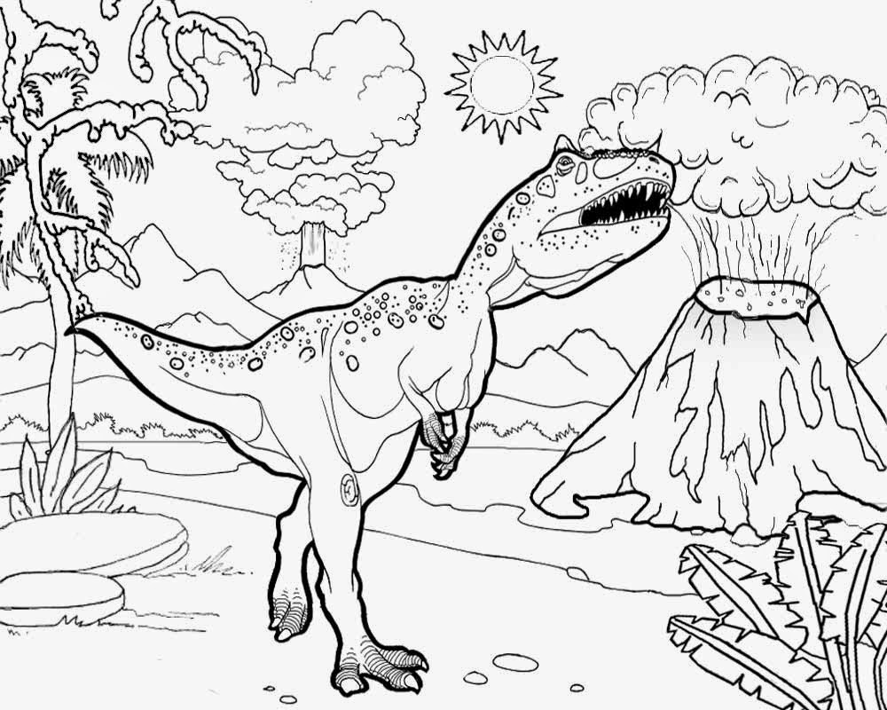 jurassic world t rex coloring page ecoloringpagecom