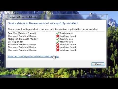 Drivers for bluetooth peripheral device