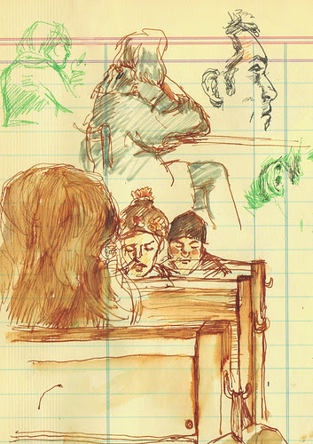 Sketchcrawl - after AHC, at the Side Door cafe