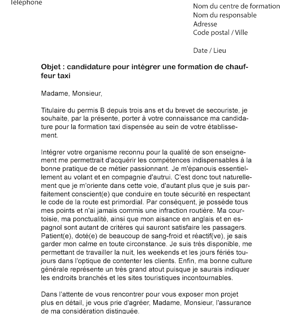 Exemple Lettre De Présentation De Projet Fongecif  Exemples de Lettres