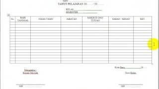 Perusahaanfuzziblog Contoh Format Buku Tamu Perusahaan