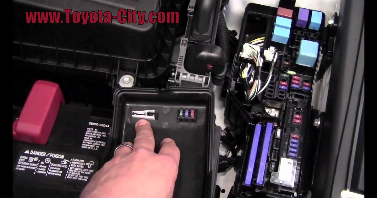 Toyota Yaris 2000 Fuse Box Location