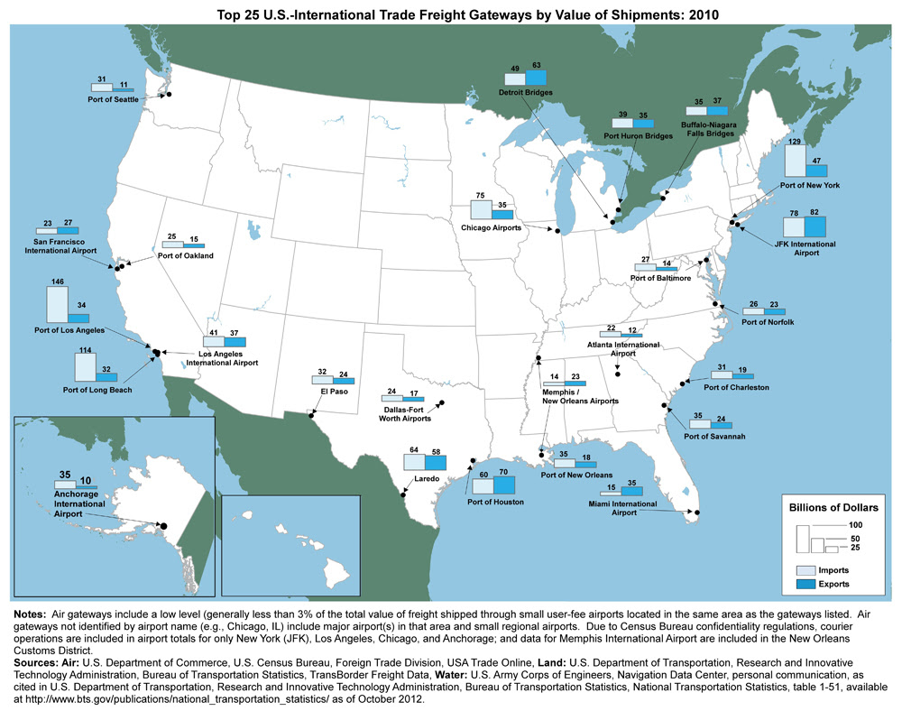 Map Of Usa International Airports Topographic Map of Usa with States