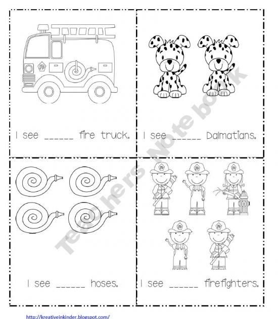 Firefighter Worksheets For Kindergarten - Tuts Bomb