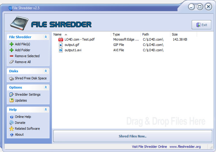 Free File Shredder Windows 7