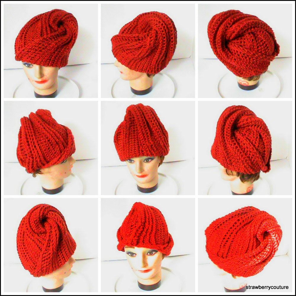 Unique Crochet and Knit Hats and Patterns by StrawberryCouture : 01/01 ...