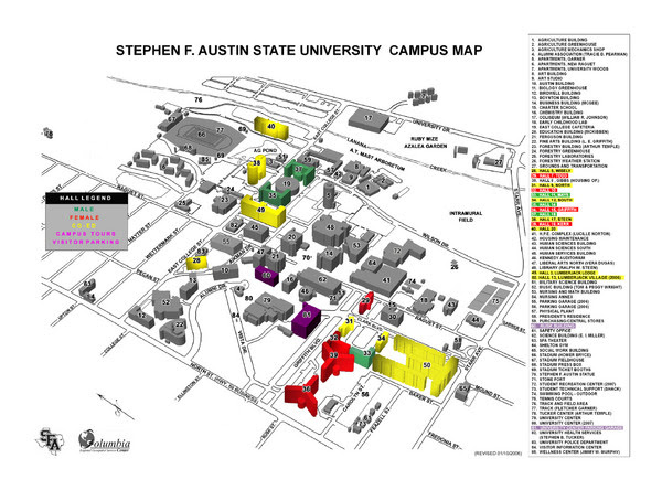 Campus Map Rose State College Campus Map