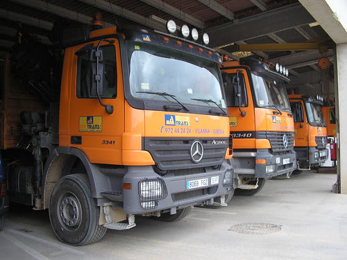 Mercedes Benz a Vilanna (Girona)