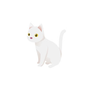 最新 白い 猫 イラスト イラスト 写真