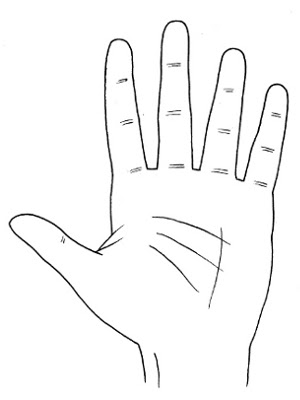 Hands Reaching Up Drawing