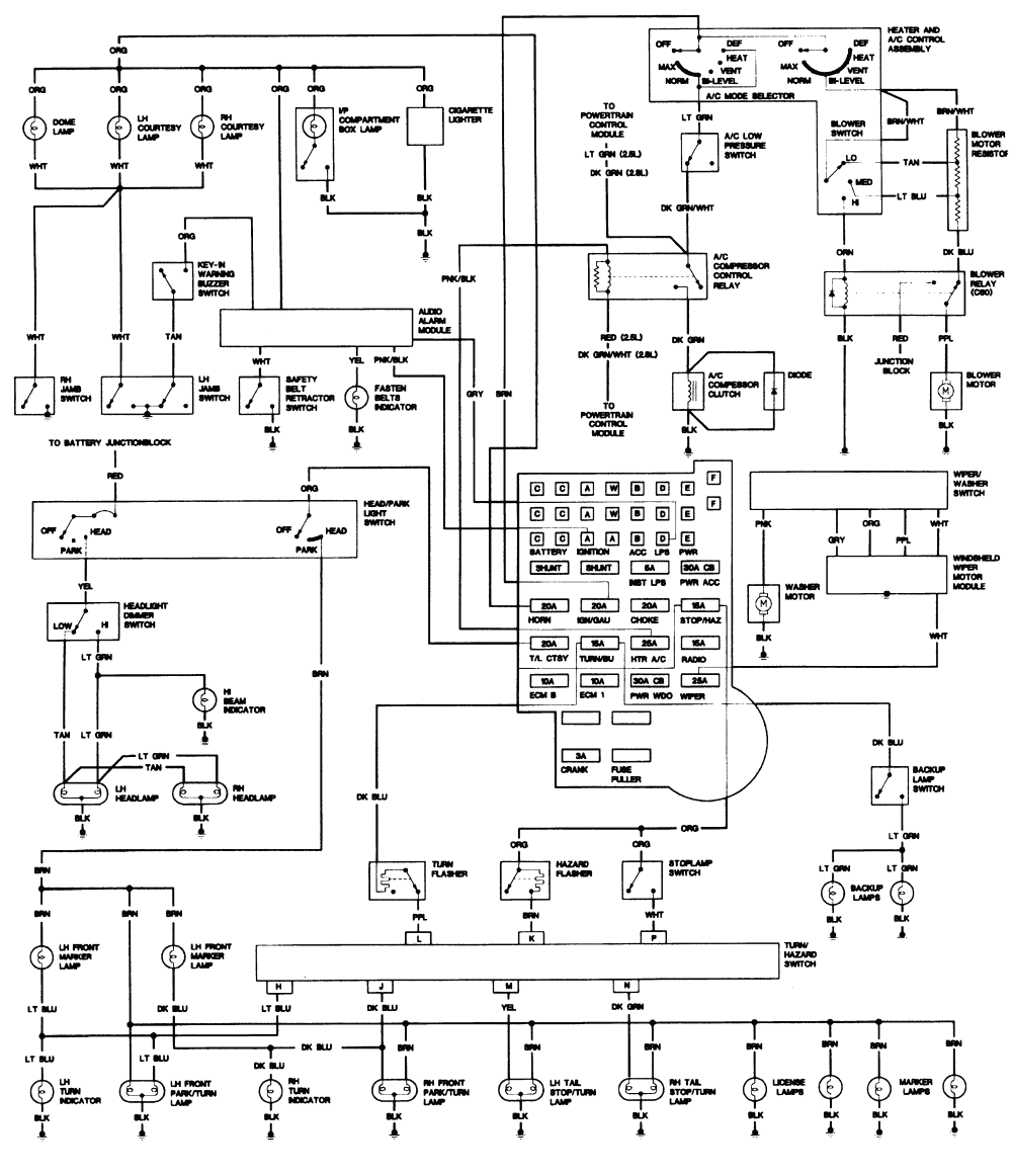 97 S10 Dash Wiring Diagram - Wiring Diagram Networks