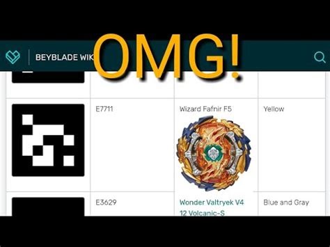 Beyblade Burst Surge Qr Codes Mirage Fafnir