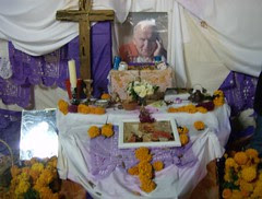 Ofrenda al Papa Juan Pablo II