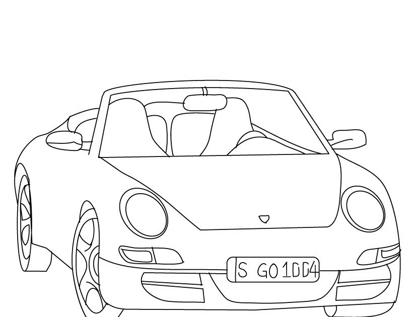 Coloriage En Ligne De Voiture  Imprimer et Obtenir une Coloriage