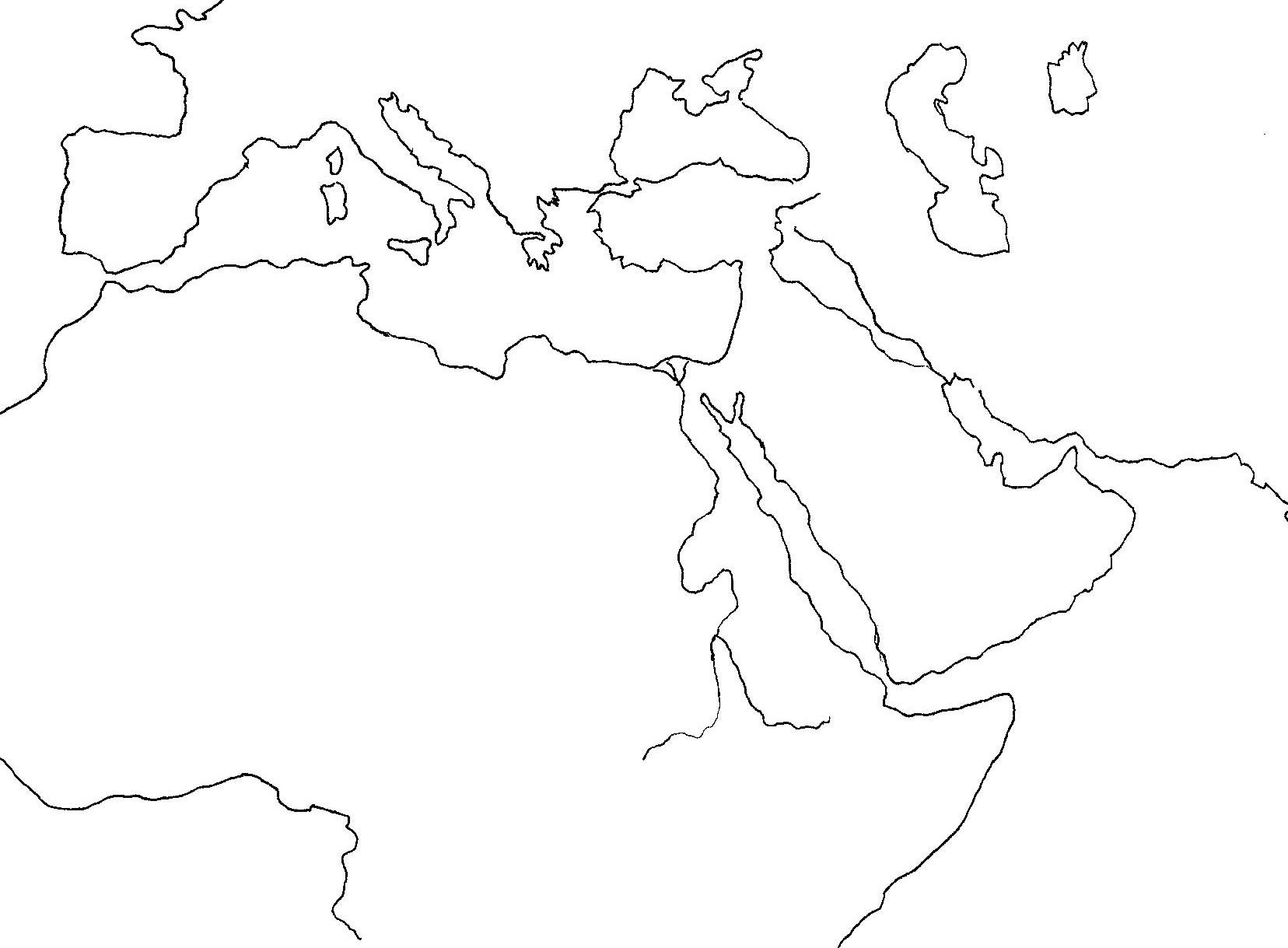 Blank Map Of Africa And Asia Amazing Free New Photos - Blank Map of