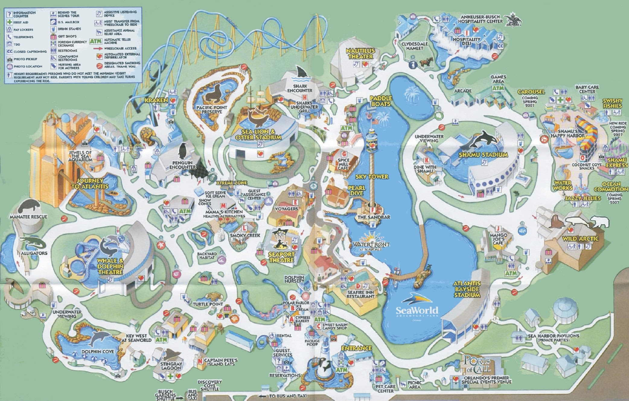 Printable Seaworld San Diego Map Printable Word Searches