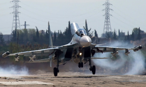 Russia Su-30 Hmeymim airbase Syria