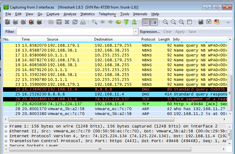 wireshark sniffer passwords sniff conectados navegan credentials