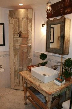 Modern country bathroom - eclectic - bathroom - los angeles - Kelley & Company Home
