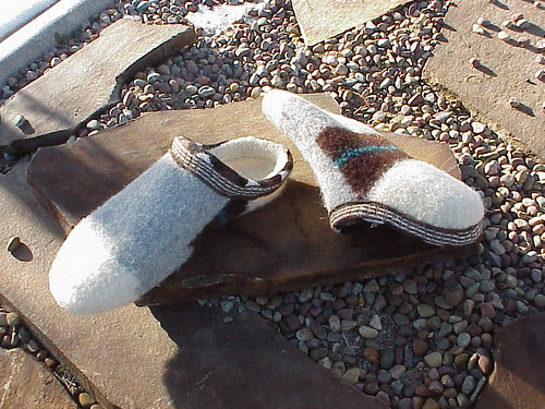 Indian blanket slippers